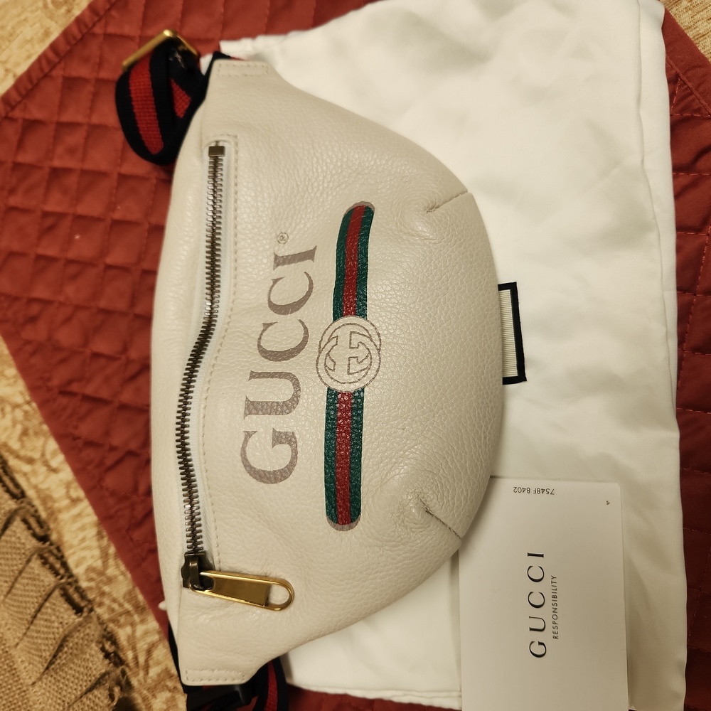 Gucci White Crossbody Bag